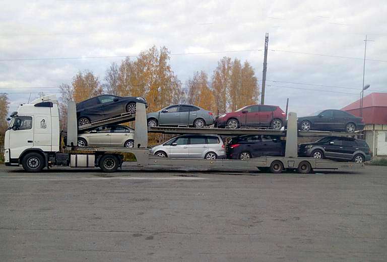 Перевозка автомобиля из Москвы в Ноябрьск