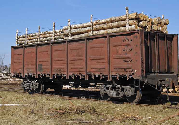 Перевозка ЛЕСА вагонами из Алискино в Нижневартовск